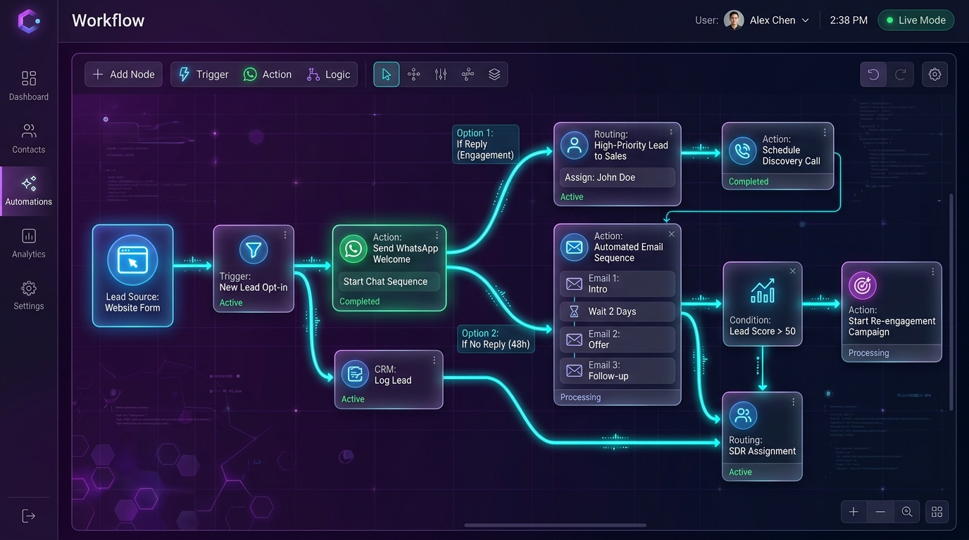 Automatización / CRM / Comunicaciones